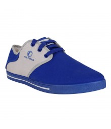 Cefiro Royal Blue Grey Casual Shoes Fun for Men - CCS0006